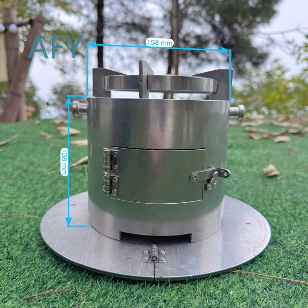 Portable Wood Gasifier Stove f - Camping Cooking Hot Plate recension och pris