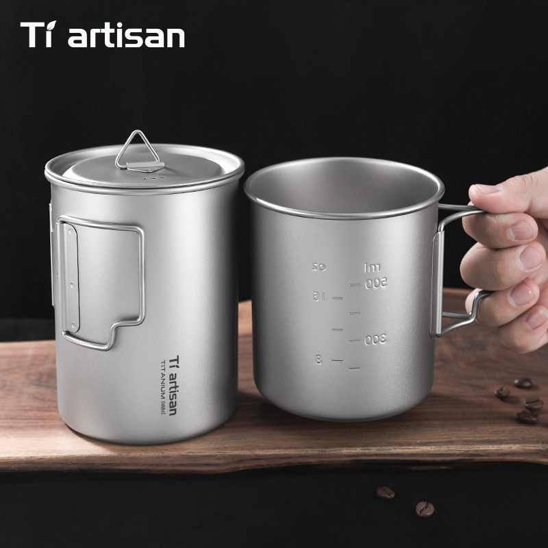 Tiartisan 750ml/ 900ml Titaniu - Camping Cooking Mug recension och pris