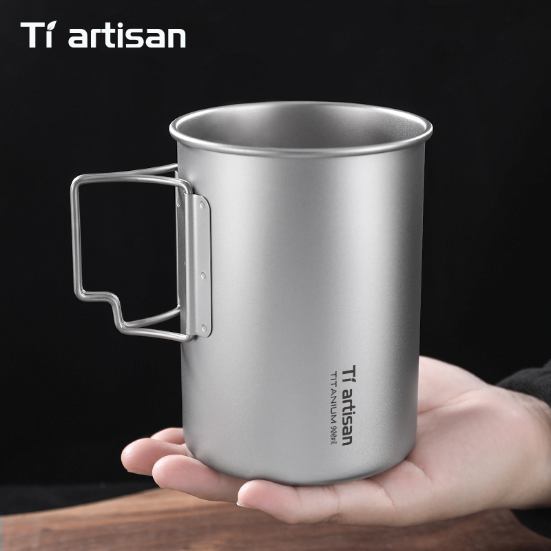 Tiartisan 750ml/ 900ml Titaniu - Camping Cooking Mug recension och pris