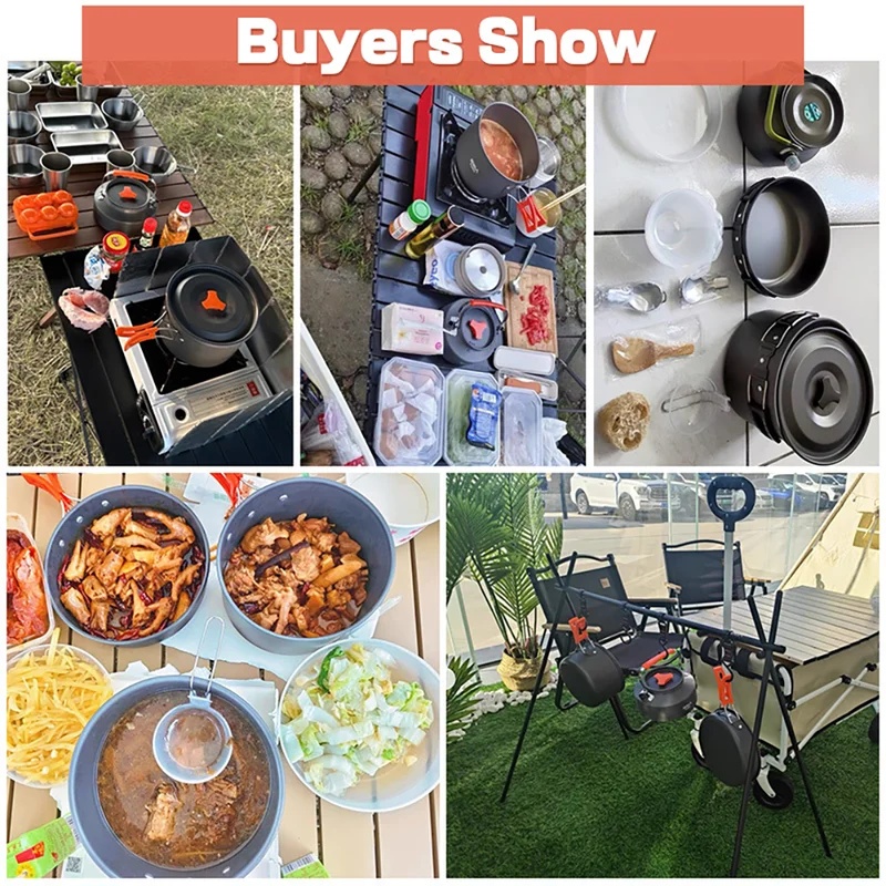 Camping Cooking set Camping Co - Camping Cooking Pots And Pans recension och pris