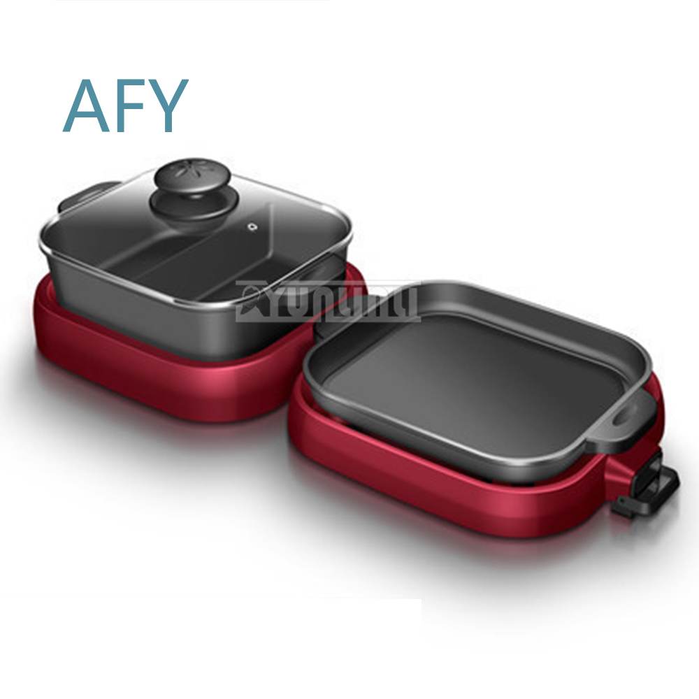 Portable Electric Hot Pot Gril - Camping Cooking Hot Plate recension och pris