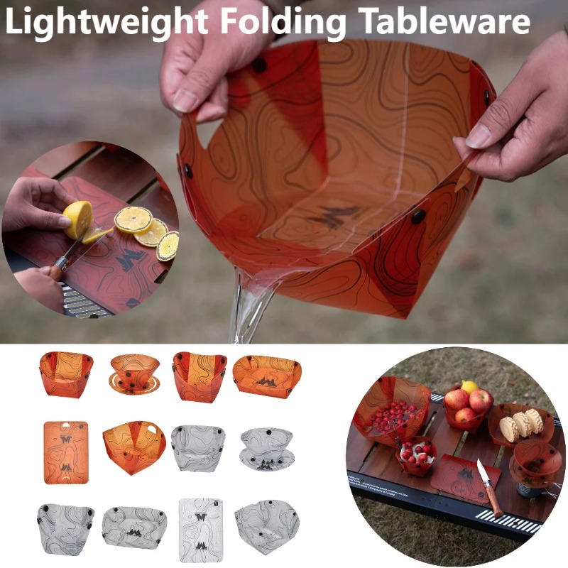 Foldable Camping Tableware Por - Camping Cooking Hot Plate recension och pris
